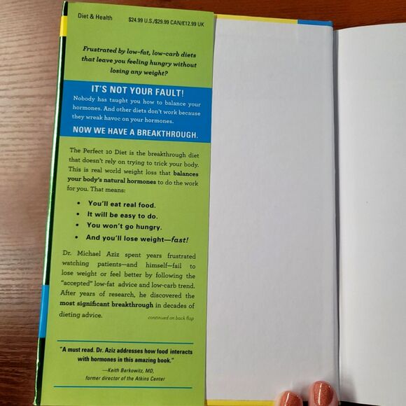 The Perfect 10 Diet: 10 Key Hormones That Hold the Secret by Michael Aziz - Picture 2 of 4